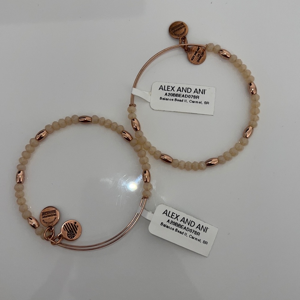 Women’s beaded bangle bracelets